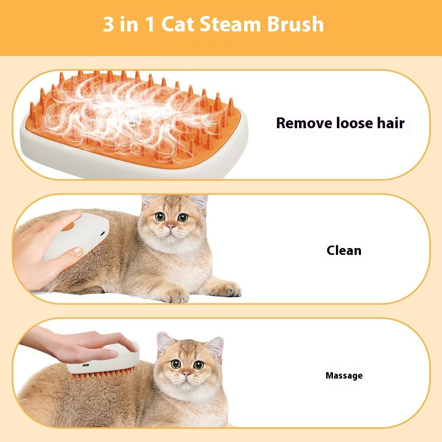 FetchMore™ Steam Grooming Brush