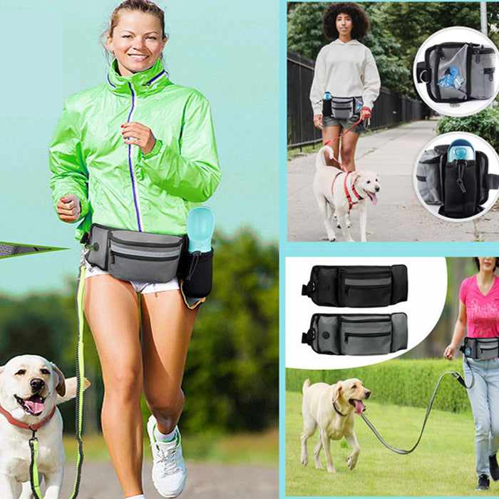FetchMore™ Hands-Free Dog Walking Fanny Pack – Training & Treat Pouch