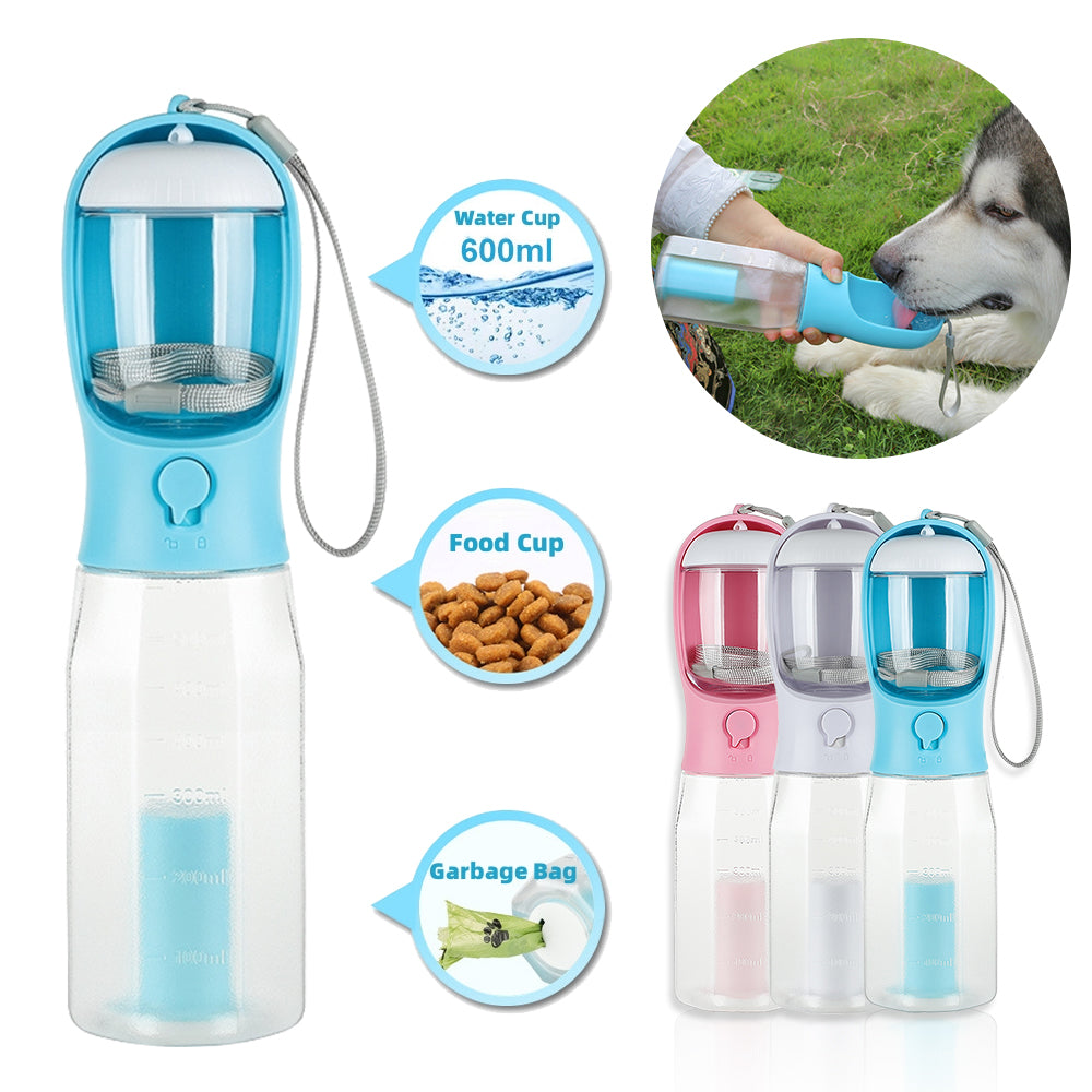 FetchMore™ 3-in-1 Pet Travel Water Bottle