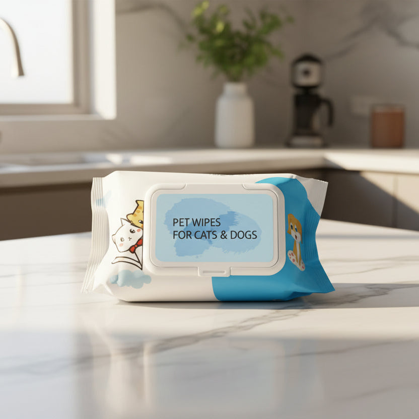 FetchMore™ Gentle Pet Cleaning Wipes for Dogs & Cats