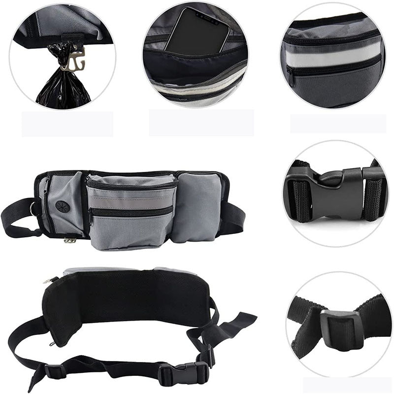 FetchMore™ Hands-Free Dog Walking Fanny Pack – Training & Treat Pouch