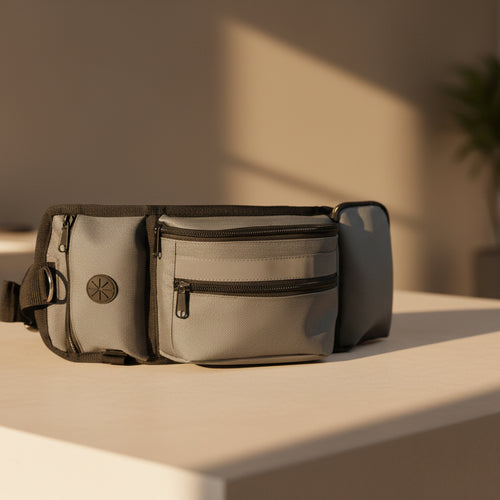 FetchMore™ Hands-Free Dog Walking Fanny Pack – Training & Treat Pouch