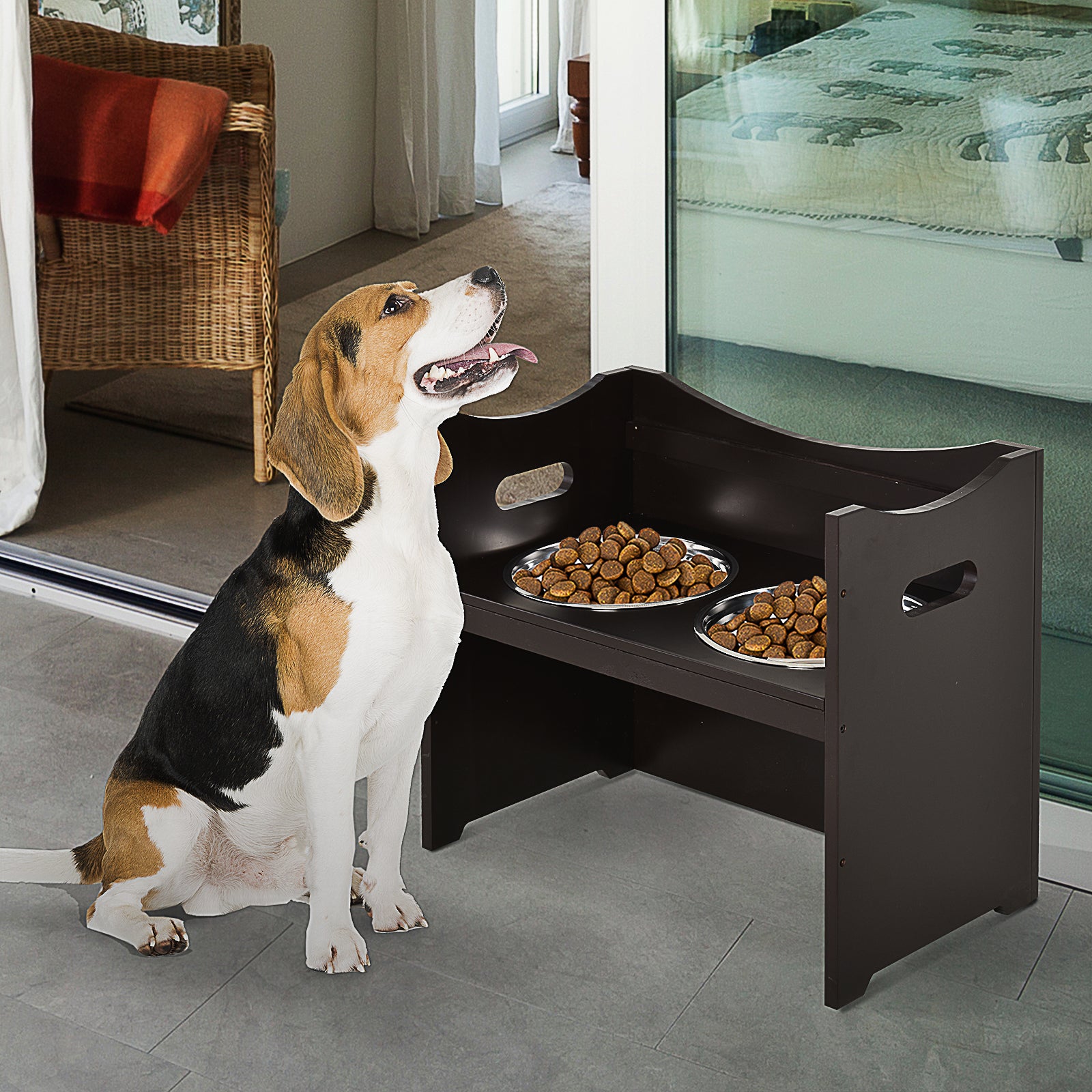 FetchMore™ Adjustable Raised Pet Feeder – Elevated Bowls for Healthier Eating